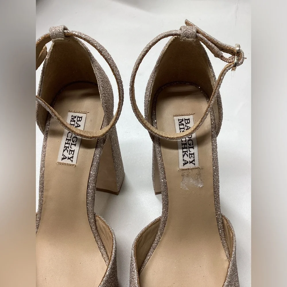Badgley Mischka Jayda Ankle Strap Platform Pumps - Picture 5 of 15